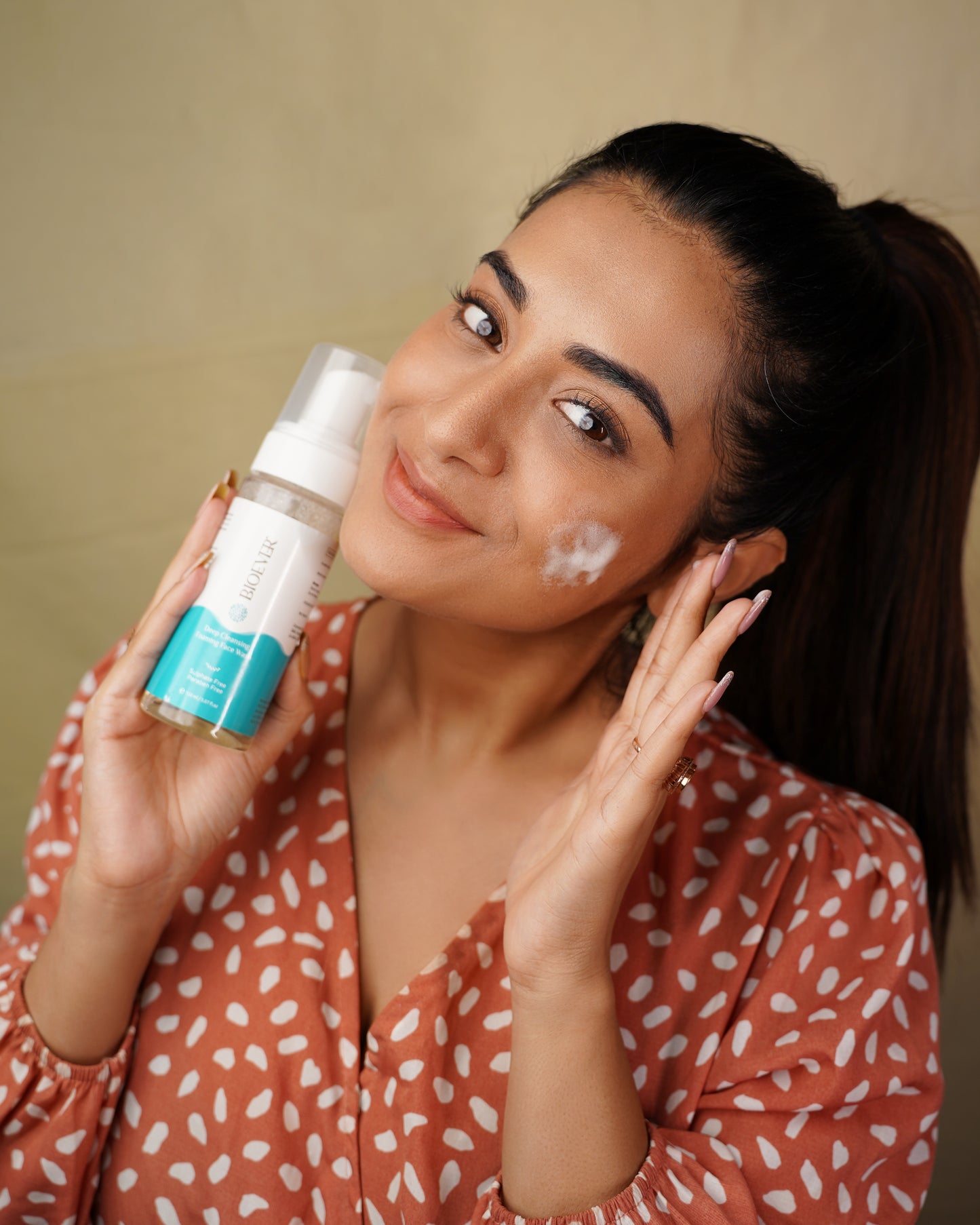 Deep Cleansing Foaming Face Wash with Apple Cider Vinegar, Aloe Vera & Salicylic Acid – 150ml