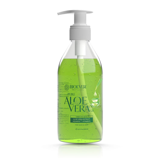 Pure Aloe Vera Gel for Hydrating, Repair Skin & Hair – Aloe Vera extract, Aquaxyl, Vitamin E – 300ml.