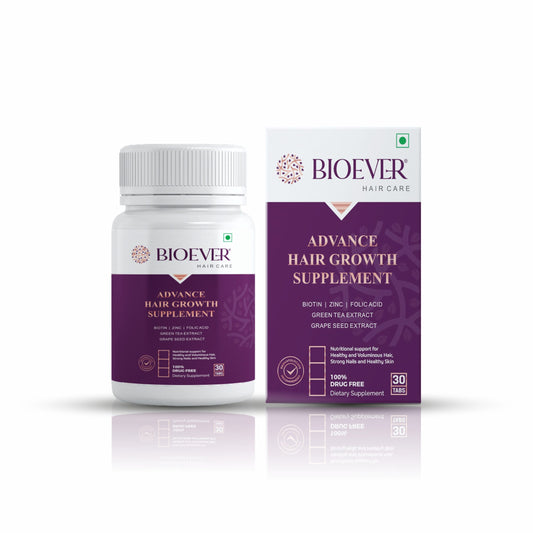 Bioever Biotin Tablets for Hair Growth & Hair Fall Control (30 Tablets)
