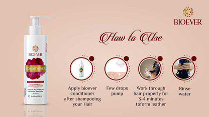 Bioever Hair Conditioner with Keratin, Argan Oil & Shea Butter – 250ml