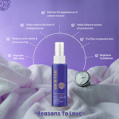 Bioever 10% Niacinamide Face Serum With Cica, Zinc PCA & Hyaluronic Acid for Clear, Blemish Free, Bright Skin. All Skin Types - 50ml