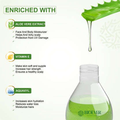 Bioever Aloe Vera Gel – Multipurpose Skin & Hair Care, 100g